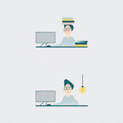 Illustrations and a promotional poster for ForemLink