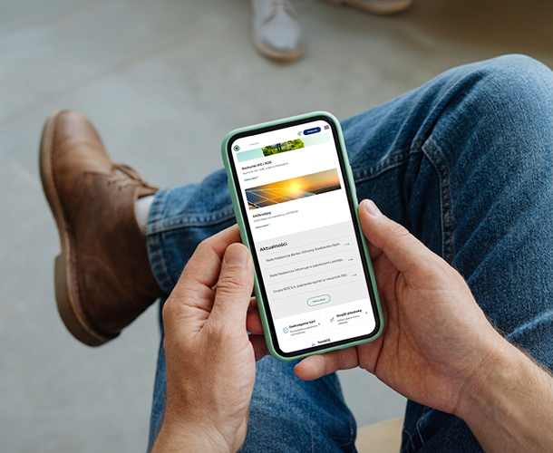 News section redesign for BOŚ Bank